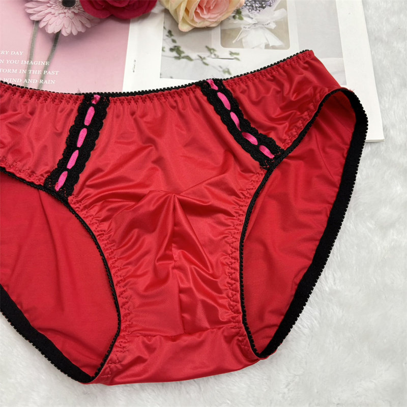 新款光亮面男士女性化设计男式性感弹力贴身自然舒适健康三角内裤,淘宝优惠券,粉丝福利购,淘宝优惠卷