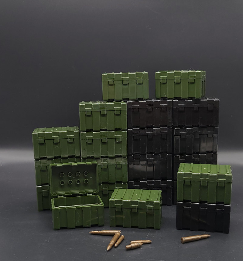 1/12兵人场景配件武器箱dam军事运输弹药箱6寸7人偶手办模型道具