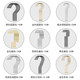 Clothes hanger hook iron hook electroplated gold round hook accessories