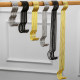 Thick double round S-shaped clothes with hooks