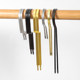 Special hook accessories for clothes hangers, gold and silver long flat hooks