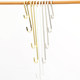 Clothing store iron art extended shelf S-shaped flat hook