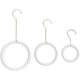 Acrylic hook clothes hanger with long hook for clothing store