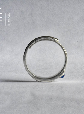 原创药师心咒浮雕国潮国风戒指