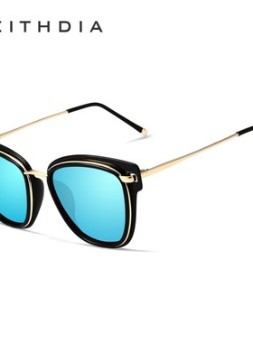 Veithdia偏光镜圆形时尚女太阳镜