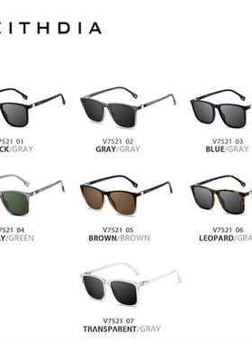 Veithdia/威斯．蒂亚 时尚太阳眼镜防紫外线墨镜男女通用款偏光镜