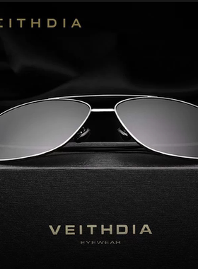 Veithdia/威斯．蒂亚 男士偏光太阳镜旅游驾驶墨镜可定制近视眼镜