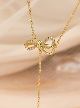 蝴蝶结小众设计ins风性感脖颈链