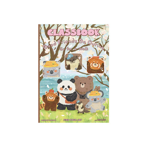 小学生同学录ing风小众韩系不撞款毕业纪念册可爱卡通留言册初中 - 图3