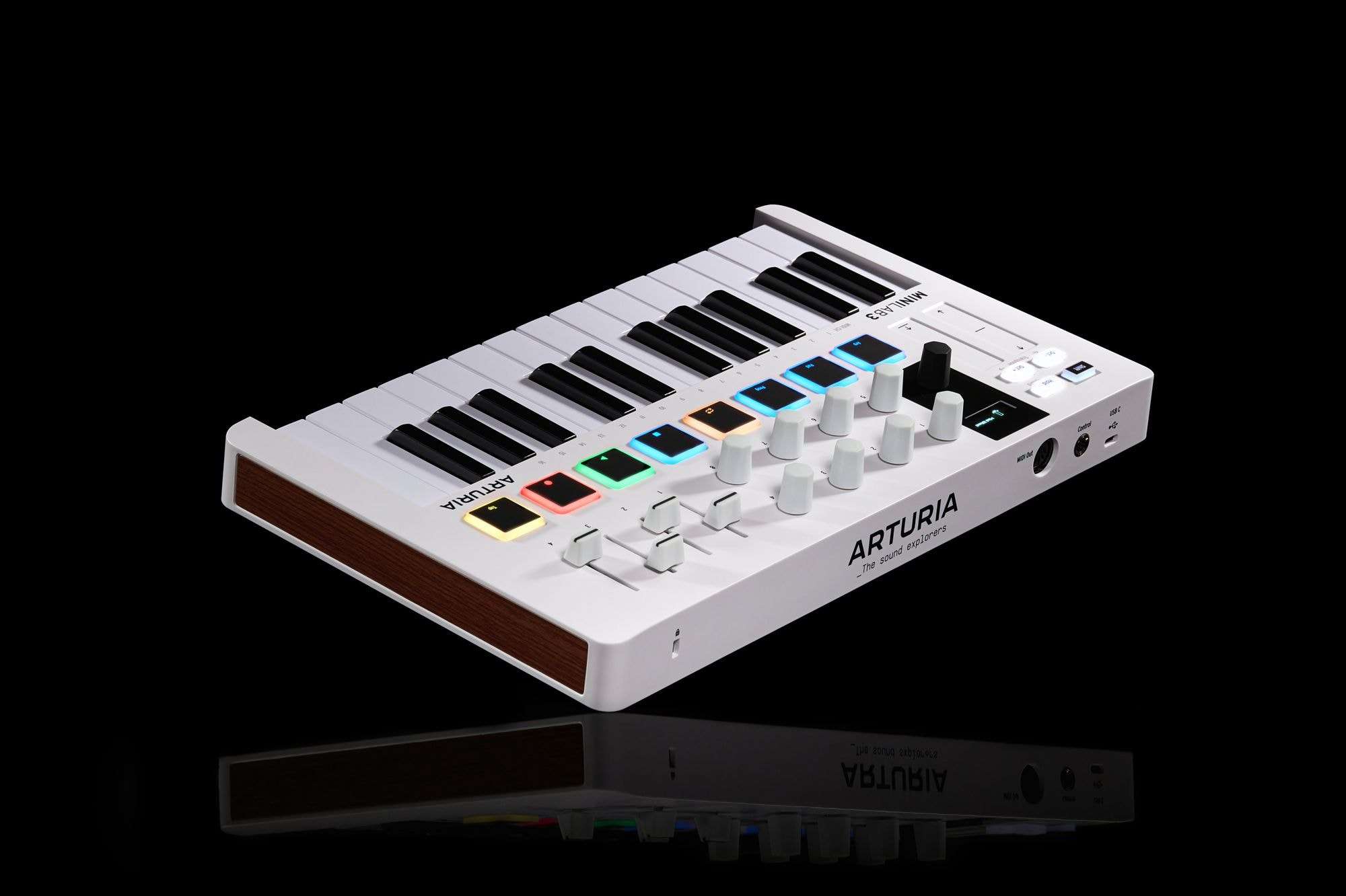 贾逸可Arturia minilab 3 MKIII 25键便携midi键盘编曲电音打击垫 - 图3