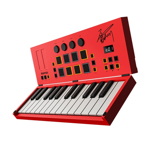 Jia Yike подписал Vbord 25 Design Red Grey Folding Bluetooth Midi клавиатура Midiplus