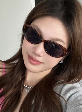 佳柚豹纹猫眼偏光显瘦防UVB墨镜