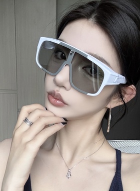 超大框近视眼镜套镜防紫外线墨镜