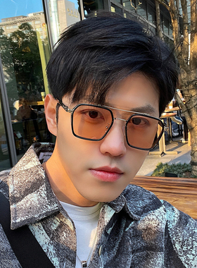 2025新款男士韩版潮黑框墨镜