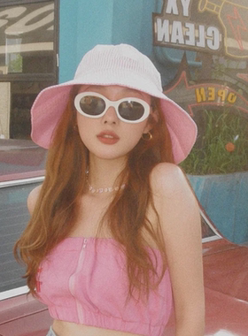 潮流百搭小椭圆素颜太阳眼镜