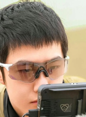 骑行登山半框变色防风沙墨镜