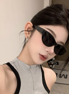 猫眼gm墨镜女高级感jennie同款方圆脸显瘦小脸太阳眼镜韩版欧美风
