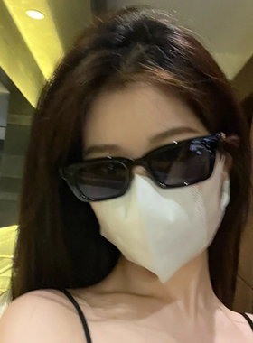 潮流百搭不规则方形墨镜