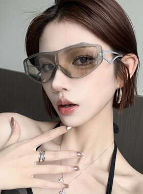 佳柚渐变水银大框显瘦防UVB墨镜