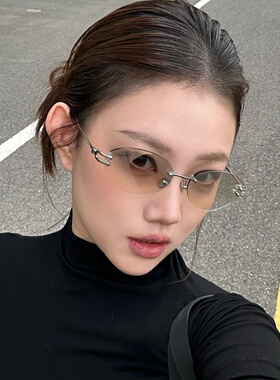 无框水银猫眼GM墨镜显瘦高级感