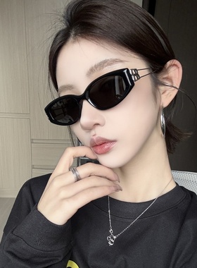欧美辣妹金属镂空腿老钱风太阳镜