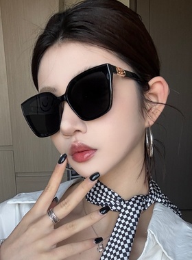 2025新款黑色猫眼偏光太阳镜