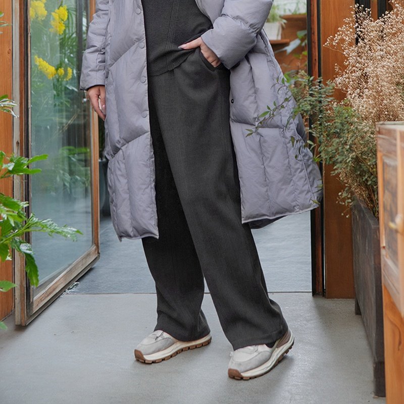 美丽客栈高端大码针织直筒裤女胖mm200斤遮胯显瘦三色休闲长裤子,淘宝优惠券,粉丝福利购,淘宝优惠卷