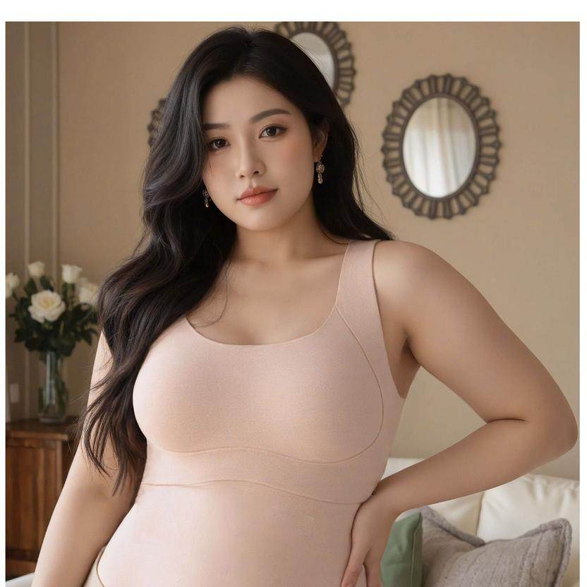 【女士红色保暖内衣】美丽客栈大码加绒背心带胸垫,淘宝优惠券,粉丝福利购,淘宝优惠卷