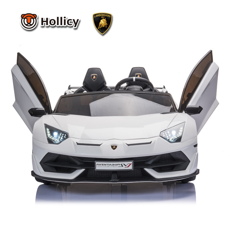 兰博基尼四轮双座汽车遥可坐电动车 好来喜儿童电动车