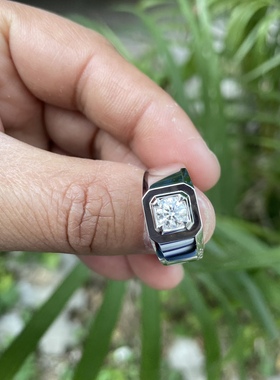 70分1克拉HIJ色VVS净度EX切工天然钻石戒指男戒18K金女钻戒可定制