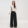 RAPPEYE loose draped straight wide-leg suit pants