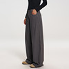 RAPPEYE loose draped straight wide-leg suit pants