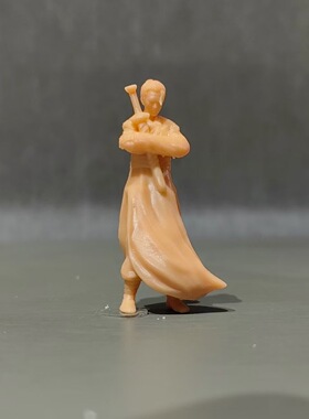 包邮紫霞仙子青大话西游至尊宝孙悟空微景观摆件白膜黑神树脂打印