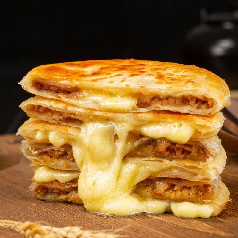 安格斯芝士牛肉馅饼早餐半成品加热速食营养黑椒手抓饼煎空气炸锅,淘宝优惠券,粉丝福利购,淘宝优惠卷