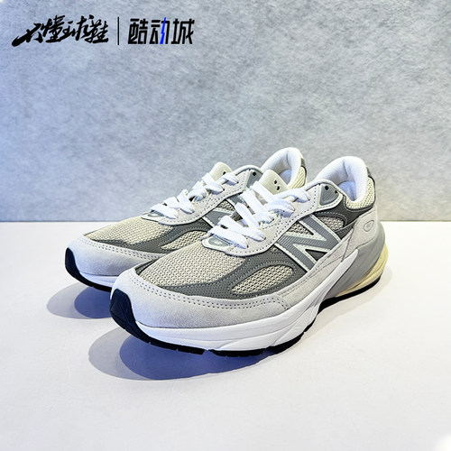 New Balance NB990 V6棕红 元祖灰男女复古休闲运动慢跑鞋U990AB6 - 图1