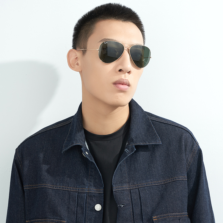 世纪大明眼镜专营店RayBan雷朋经典飞行员系列太阳镜男女款墨镜太阳眼镜驾驶0RB30250