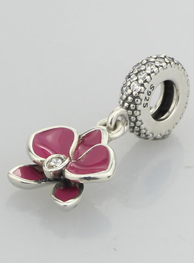 纯银手链生日礼品吊坠