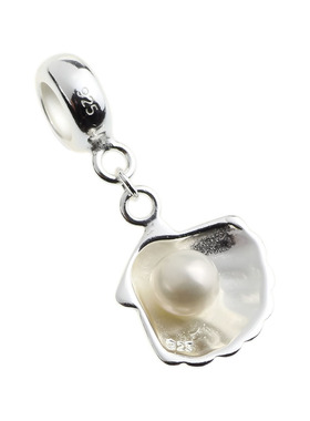 diy銀飾珍珠纯银铸件吊坠