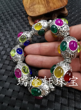 饰品手链藏银多宝珠路路通手链