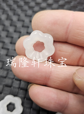 新疆和田白玉金丝玉平安扣挂件