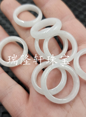 翡翠玉a货玉石戒指翠玉