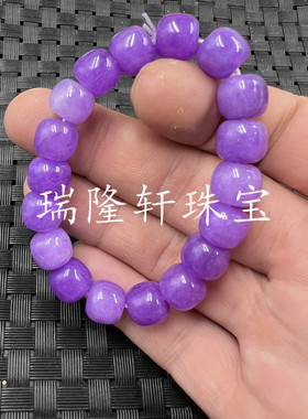 石英岩玉老型珠手链手串
