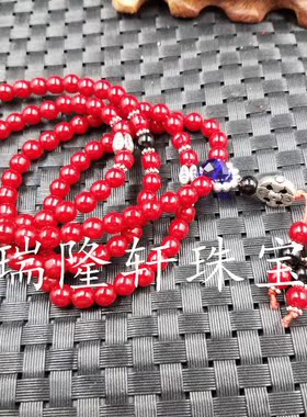 饰品仿绿松石毫米多圈手链