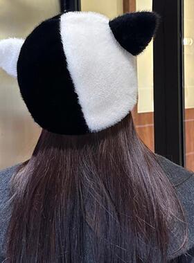 出行圆顶帽女士新品促销可爱秋冬