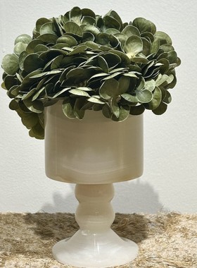 YOU物中古风花瓶储物摆件家居软装仿真花桌面小边几装饰盛物托盘