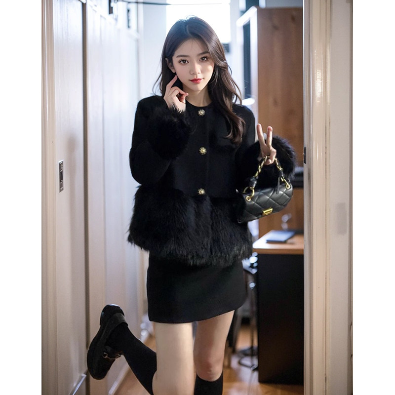 小香风毛呢法式套装裙高级感小洋装秋冬气质名媛韩剧职业两件套女,淘宝优惠券,粉丝福利购,淘宝优惠卷