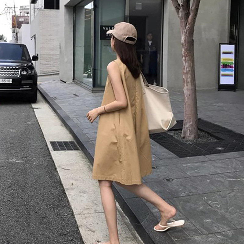 夏季女装批新款发复古休闲显瘦工装短裤无袖背心宽松阔腿连体裤潮,淘宝优惠券,粉丝福利购,淘宝优惠卷