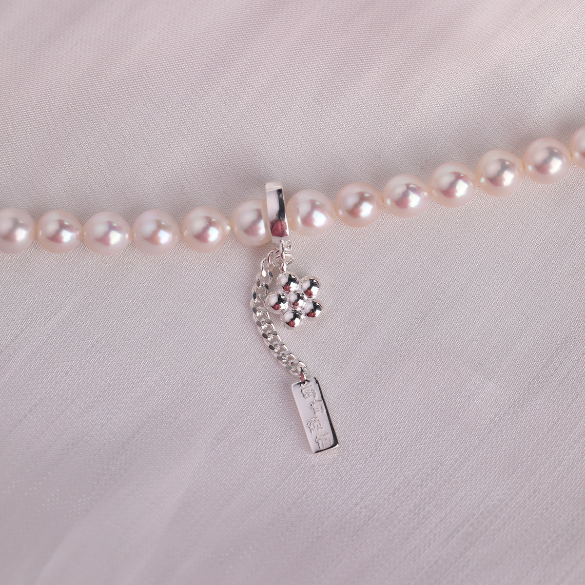 “莓烦恼”原创s925银珍珠项链万能扣吊坠简约小红心流苏挂坠单坠,淘宝优惠券,粉丝福利购,淘宝优惠卷