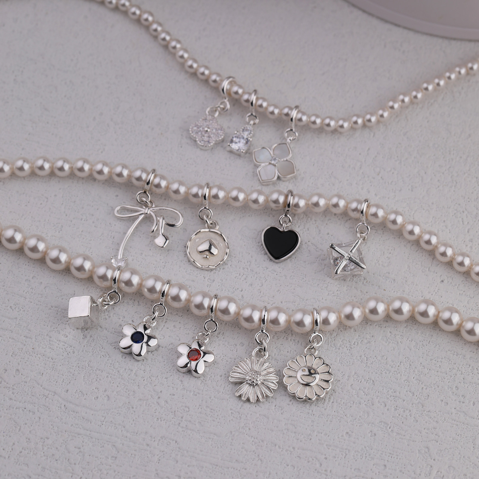 NNU小米珠baby珍珠项链吊坠可拆卸单坠精致百搭S925银饰素链配饰,淘宝优惠券,粉丝福利购,淘宝优惠卷