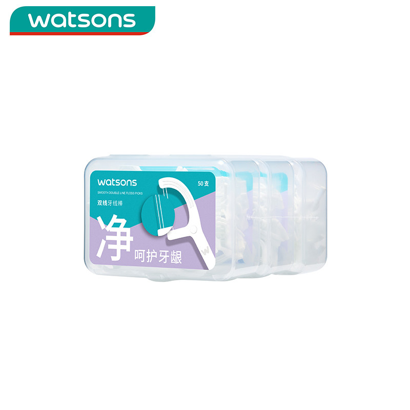 屈臣氏细滑深洁单线牙线